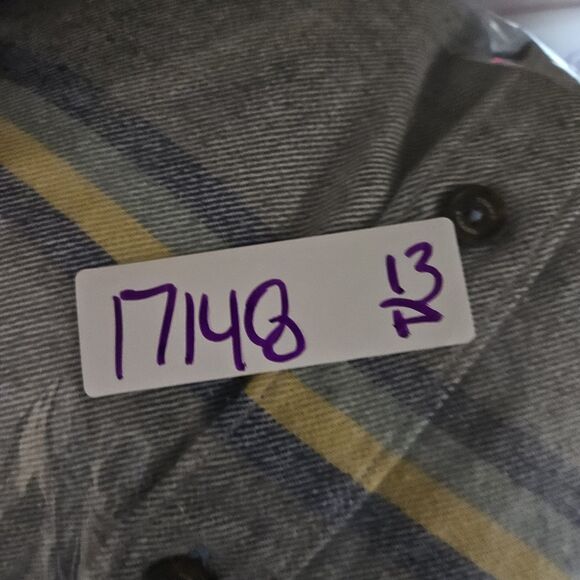 Tommy Bahama Shirt Mens Extra Large Flannel Striped Casual Outdoors Button Up - Picture 11 of 11